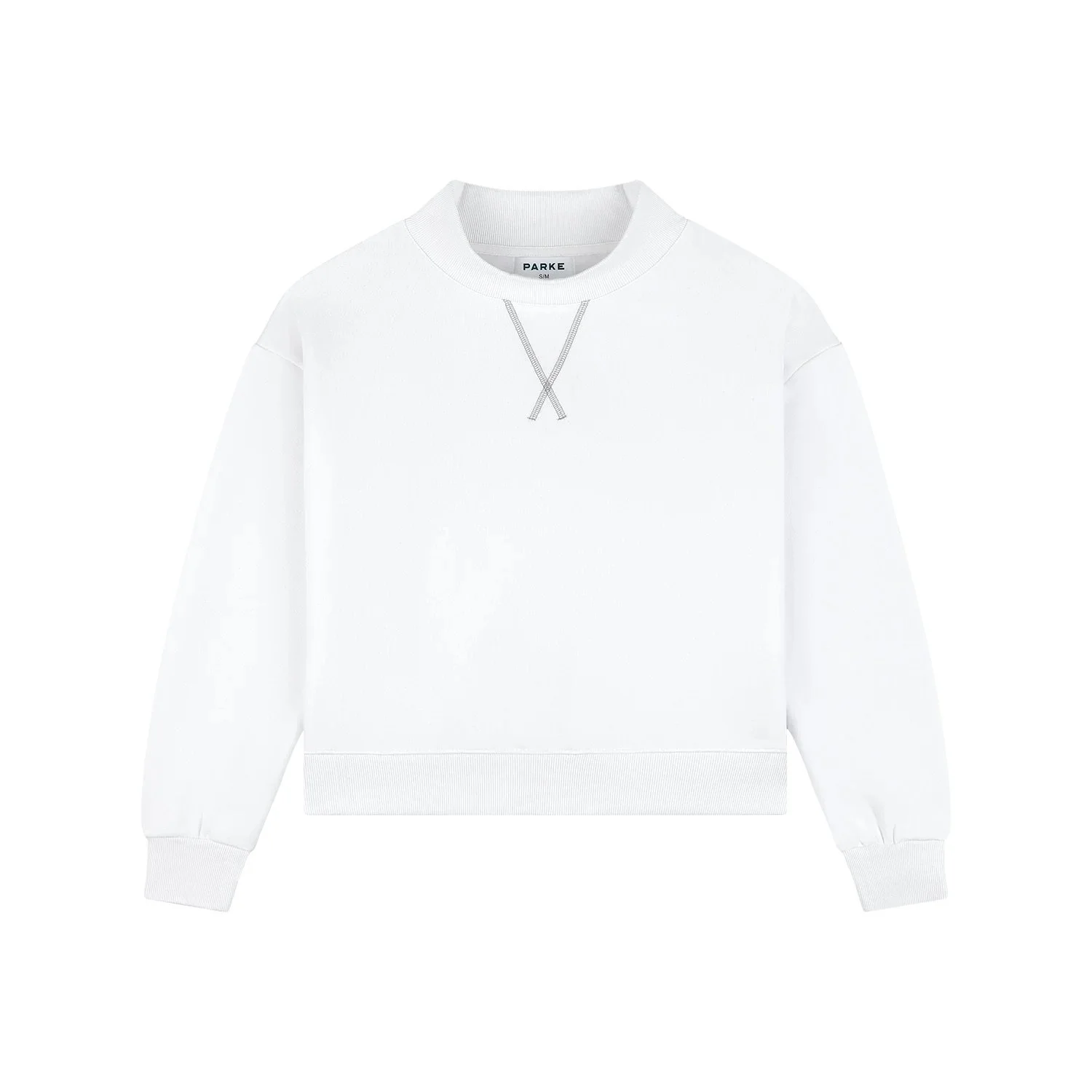 Shrunken Classic Mockneck - White