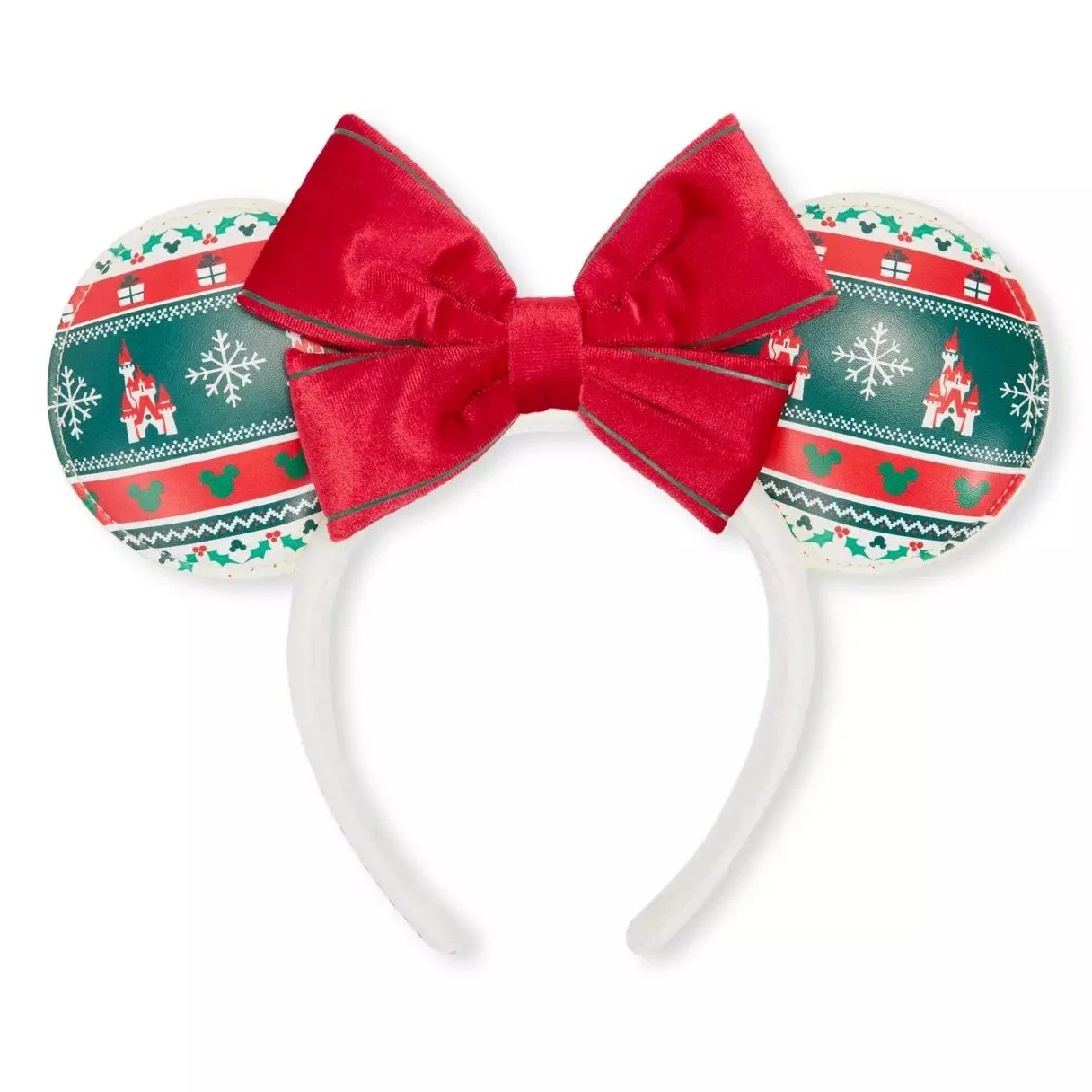 Minnie Fair Isle Holiday Ear Headband