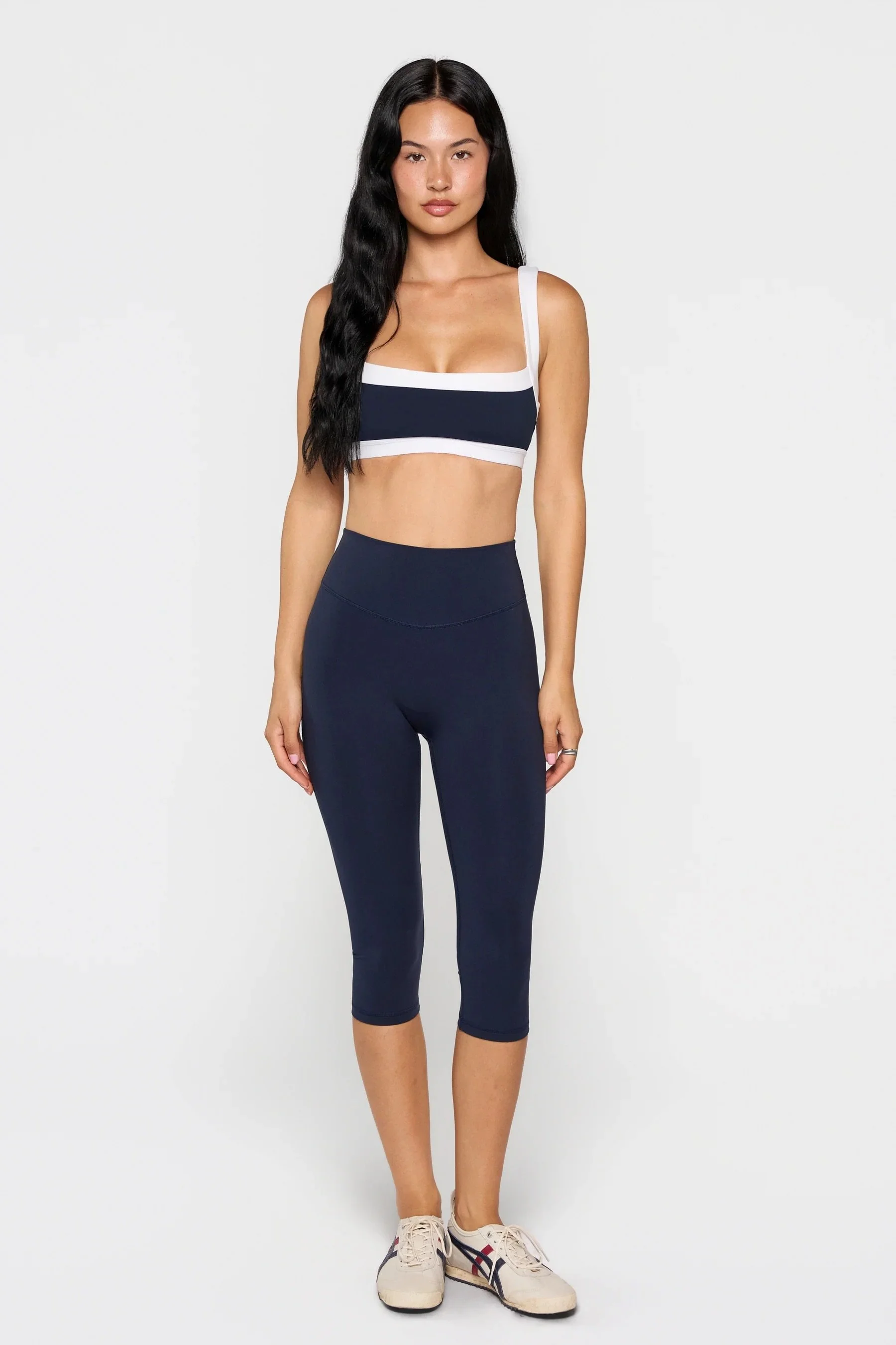 Capri Leggings - Navy