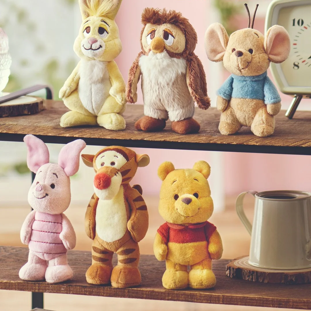 New Disney Store Japan stanDs Winnie the Pooh and Pals Plush Collection on Disney Store
