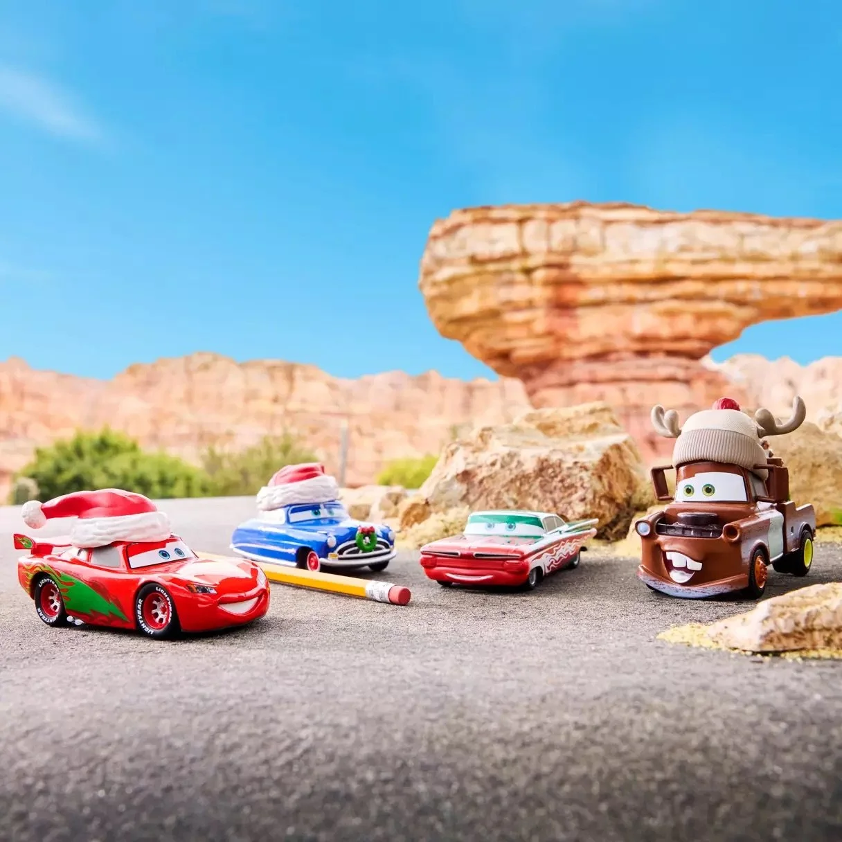 New Cars Holiday Die Cast Pack on Disney Store