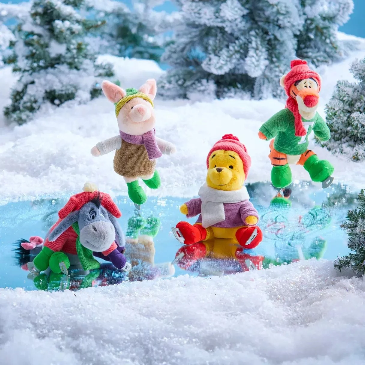 New Winnie the Pooh and Pals Ice Skating Plush Collection on Disney Store – Disney Store Europe