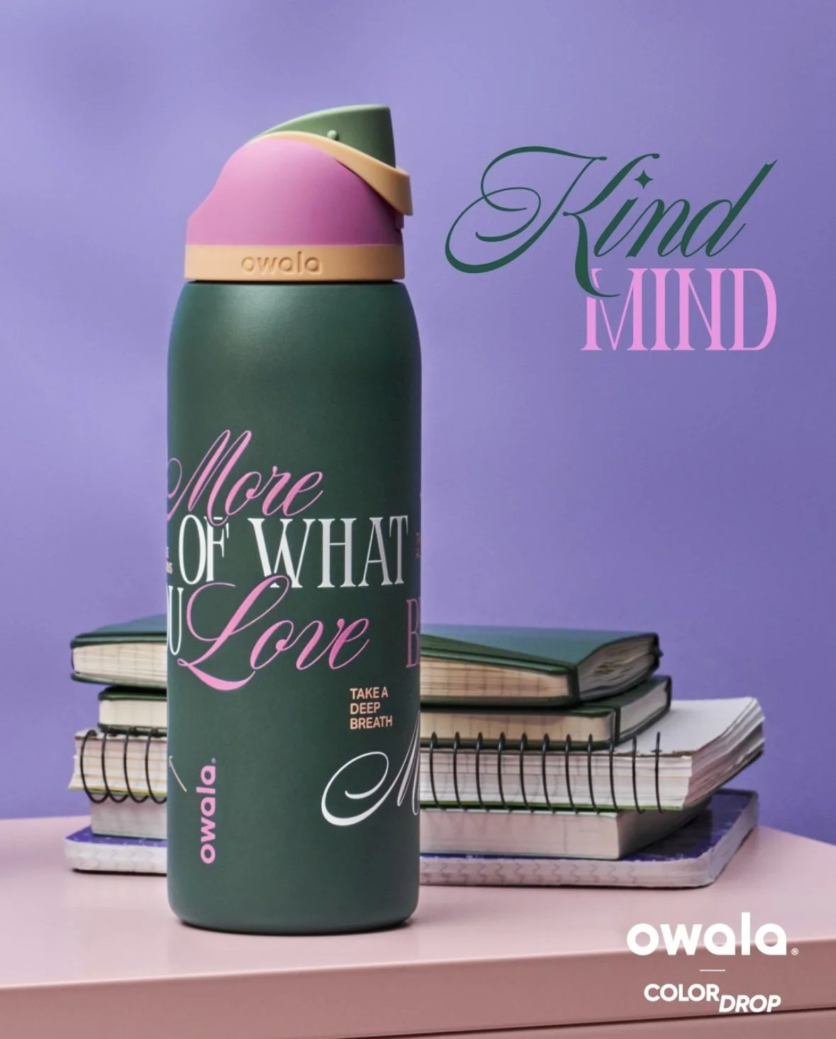 Kind Mind Owala Color Drop FreeSip