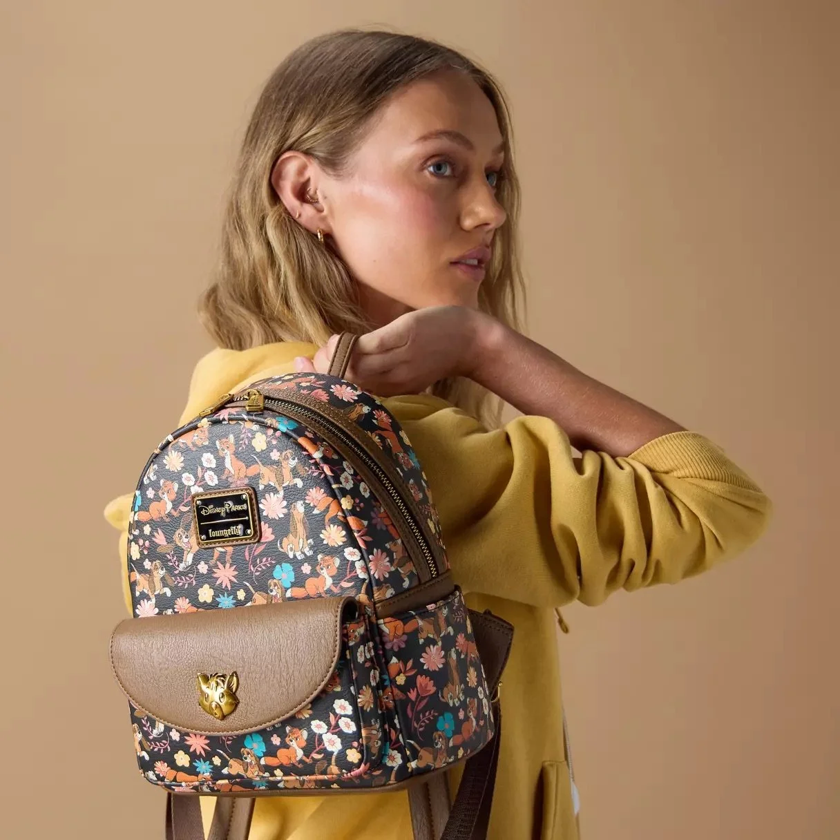 The Fox and the Hound Loungefly Mini Backpack on Disney Store