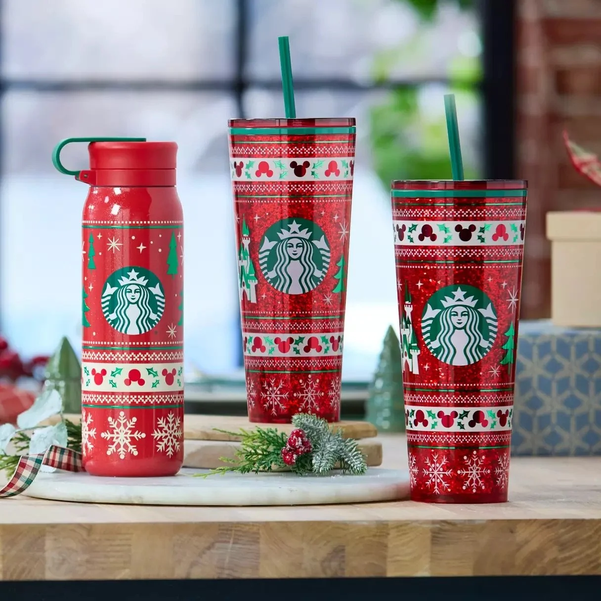 New Disney Parks Fair Isle Holiday Starbucks Collection on Disney Store