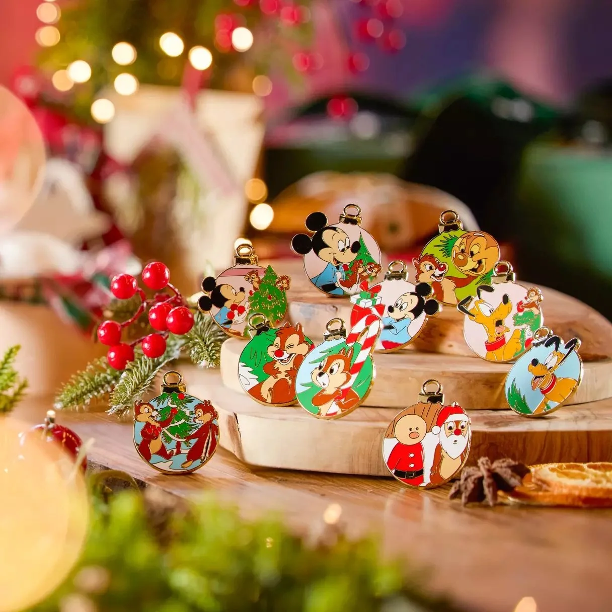 New Holiday Pin Collection on Disney Store