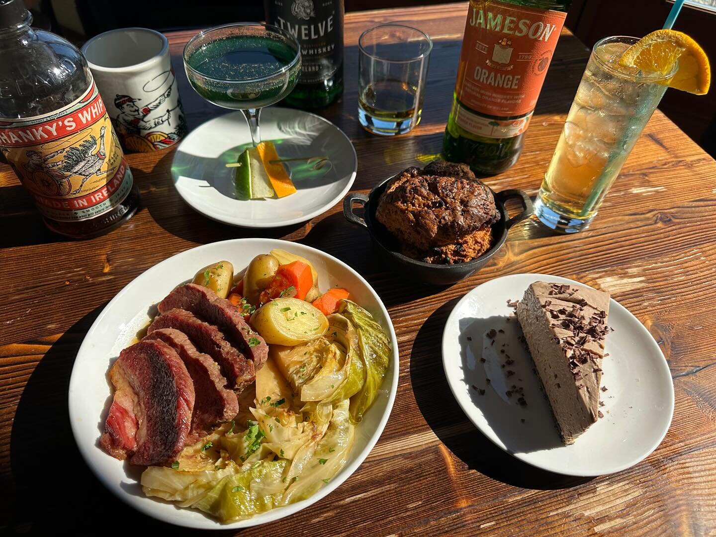 Our first name is Patrick!  Of course we&rsquo;re celebrating St Paddy&rsquo;s day on the river !  Enjoy our delicious, slow cooked corned beef and cabbage, @guinnessus @properwhiskey @jamesonus specials, @baileysofficial  cheesecake and more!  Bag p