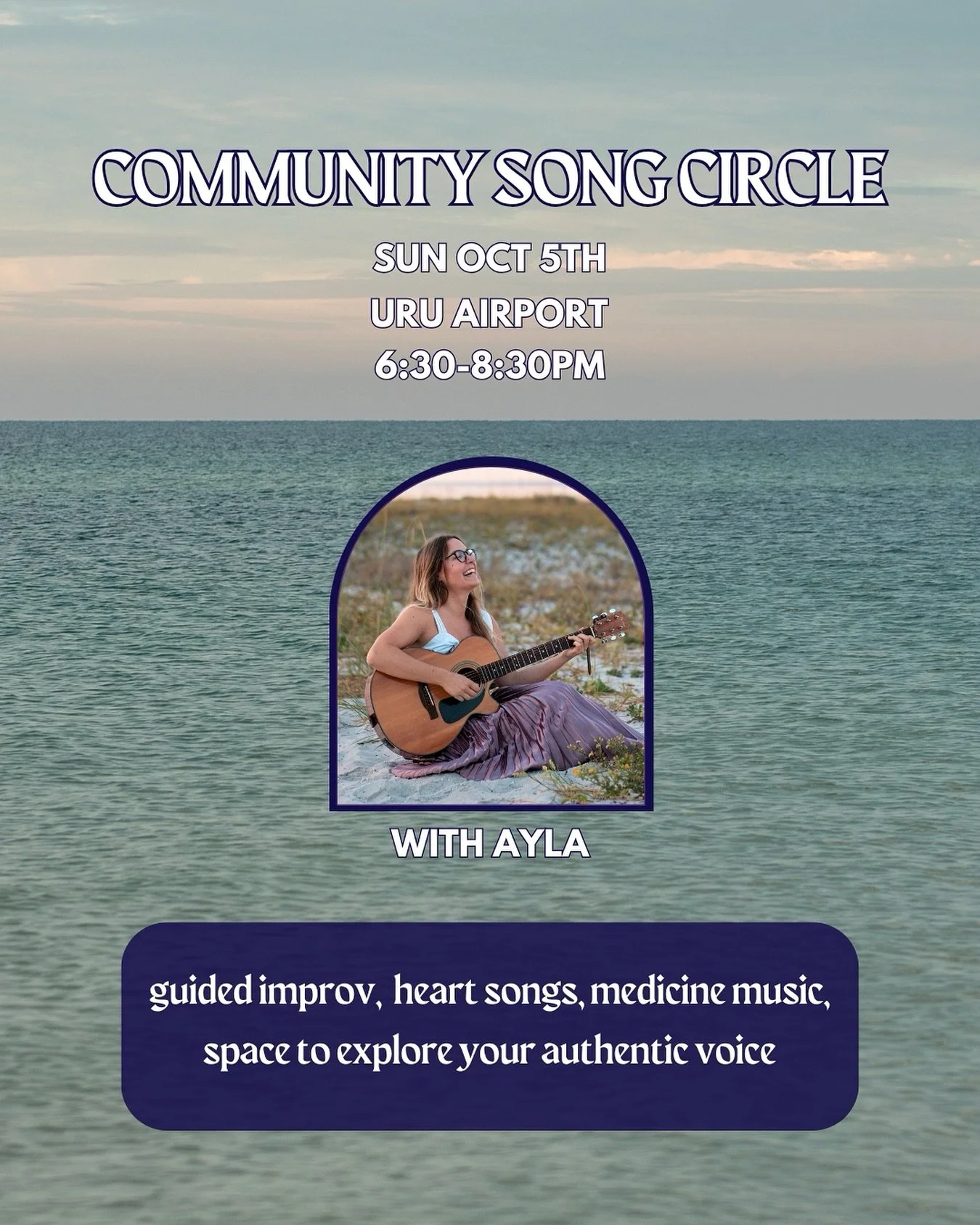 Whether you have always wanted to sing, sing every day, or haven&rsquo;t sung since you were little. This is the space for you.

I&rsquo;ve curated a set full of interactive musical exploration from Sacred Songs to rhythm building to improv 🙂💕✨

Yo