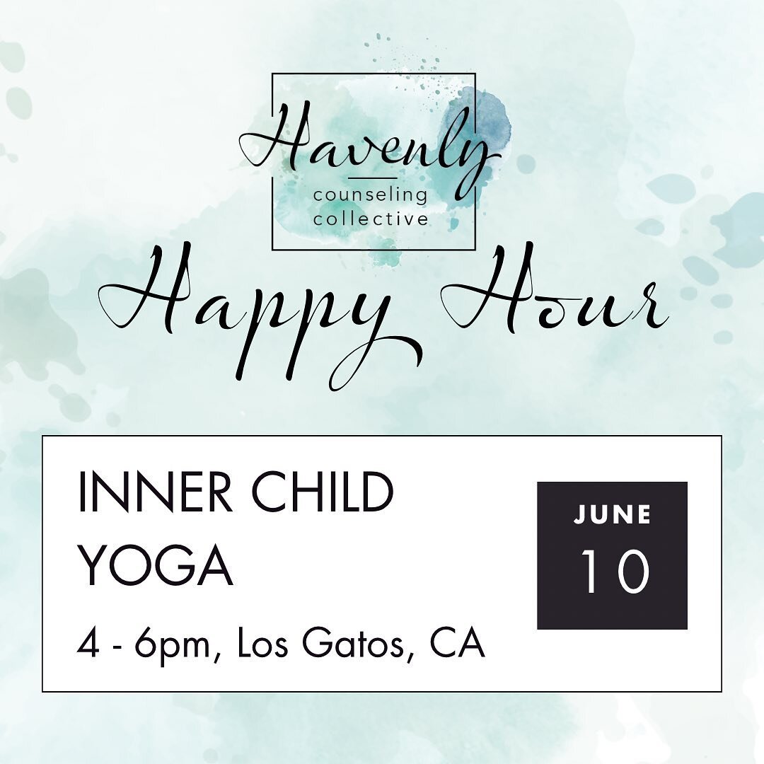 Announcing our next Havenly Happy Hour: Inner Child Yoga!! ✨

Did you know that the vast majority of the time, your inner little one is driving the bus? All that we see, say, feel, think, and do is *highly* influenced (for better and for worse!) by o