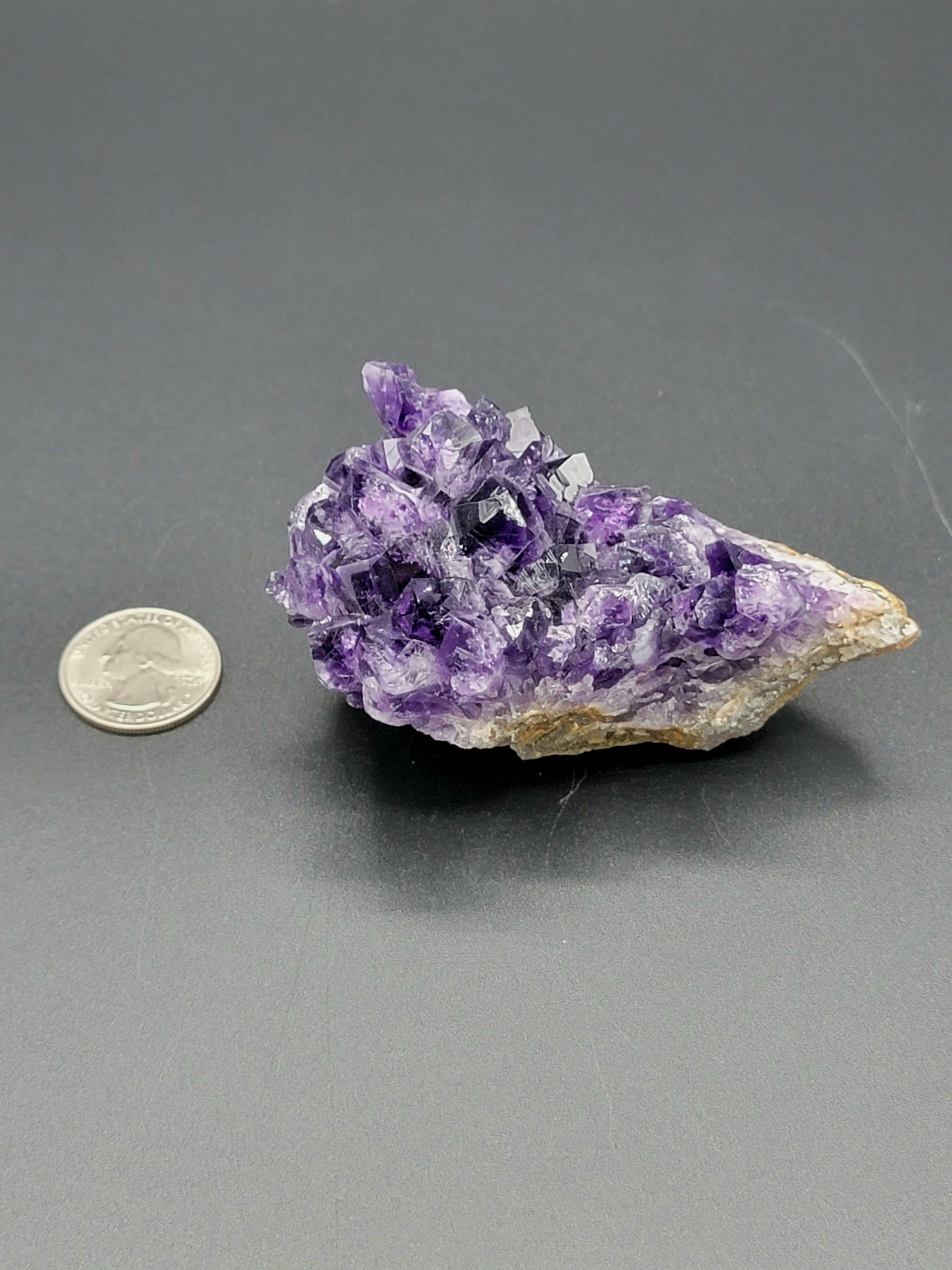 Purple Amethyst Chunk - 2 Pounds - Rare Dark Purple Elements - Specimen Quality