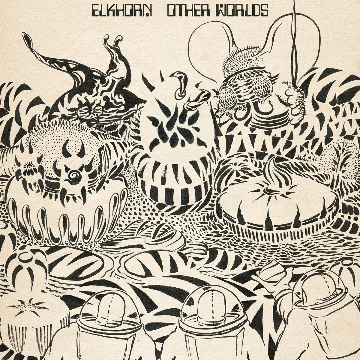 Elkhorn - “Other Worlds” :: Cardinal Fuzz / Feeding Tube Records / Deep Water Acres / Sunrise Ocean Bender Records