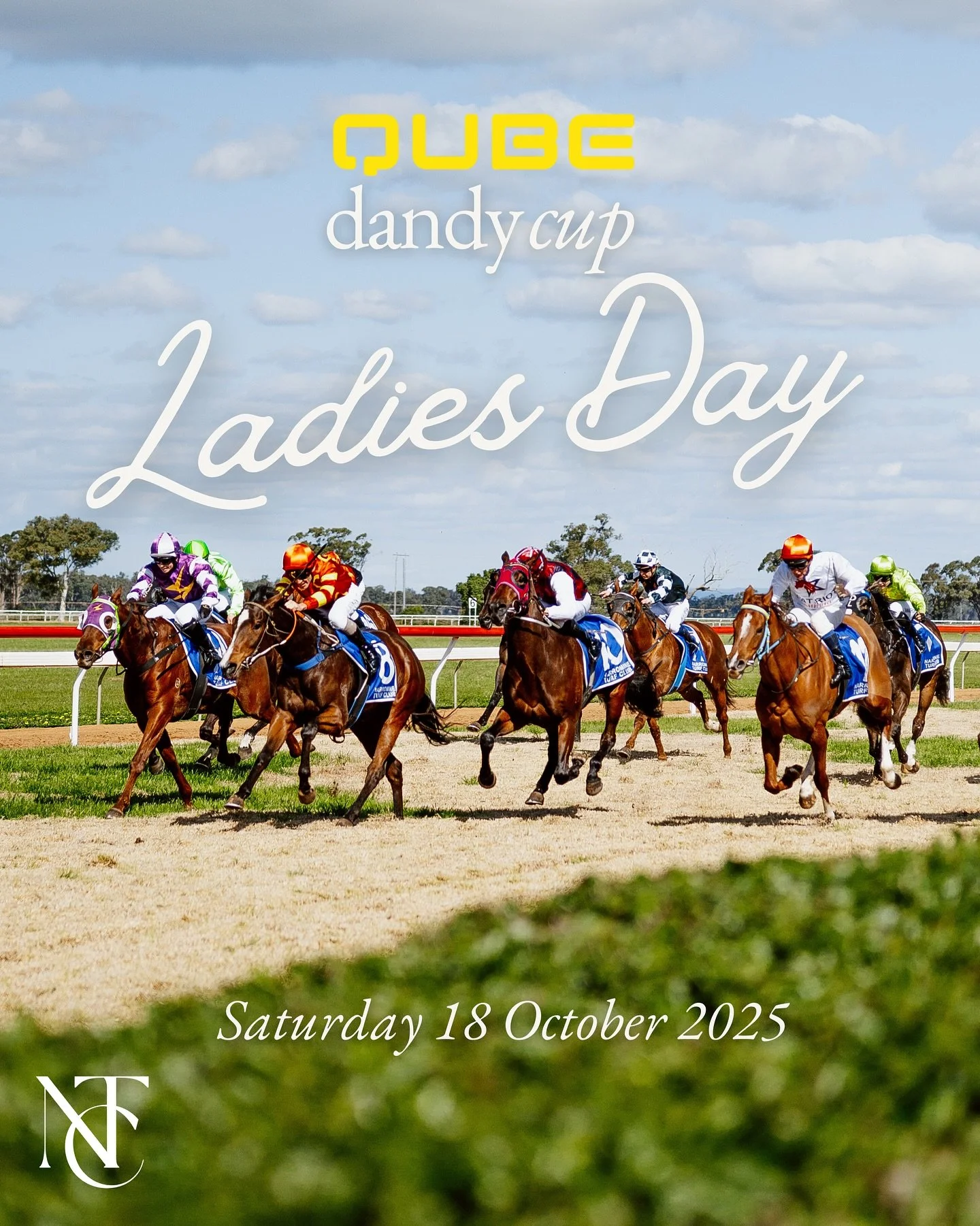 Qube Agri Dandy Cup Ladies Day | Saturday 18th October
It’s set to be a huge day of racing and fun with the Caulfield Cup and Everest Day action live trackside, plus all the excitement of our local six-race card!
Grab your tickets to the Gard
