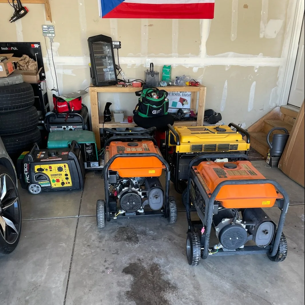 Varios generadores portátiles defectuosos