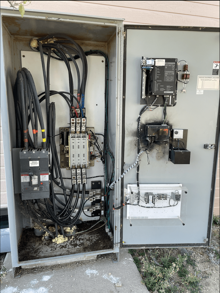 Panel automático defectuoso