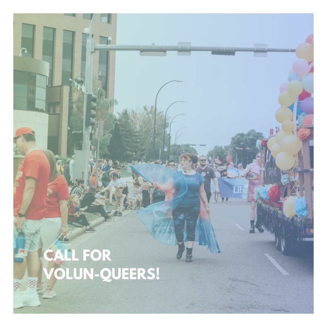 CALL FOR VOLUN-QUEERS! 🌈🫶🏼

As we know, it takes a village! If you or you know someone who is interested in volunteering with Lethbridge Pride during the upcoming Pride season and/ or year-round, head on over to our website (lethbridgepride.com) a