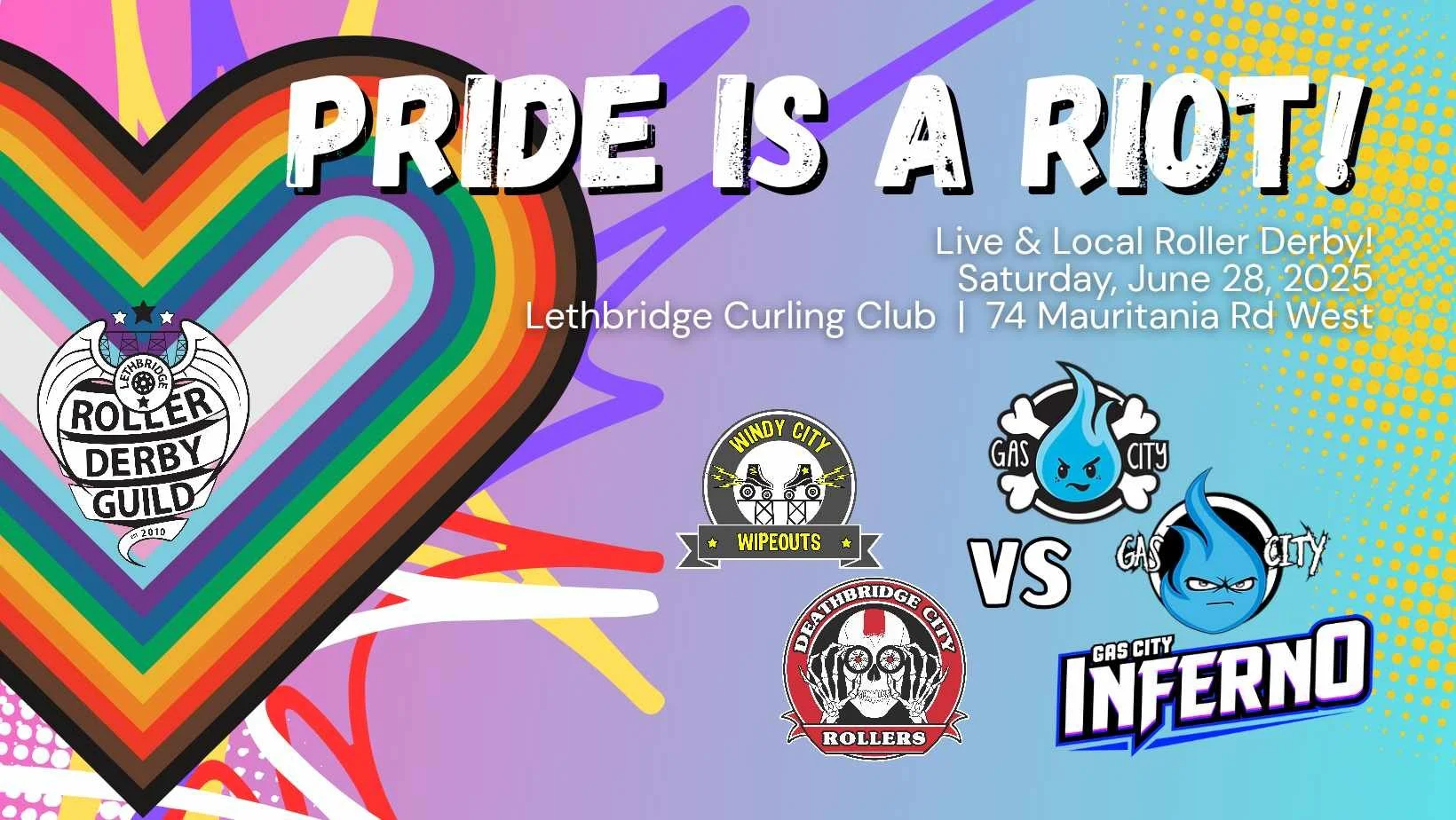 Pride is a Riot - Roller Derby Game