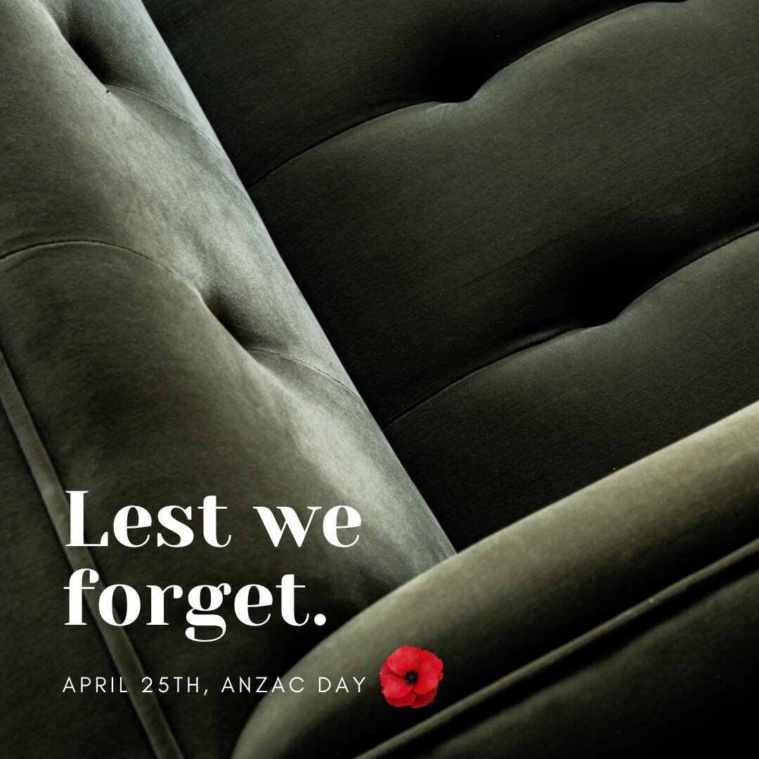 Lest we forget. Join us as we remember and honour our heroes. 🕊️ 

#anzacday #sofiaoncleveland #heroes