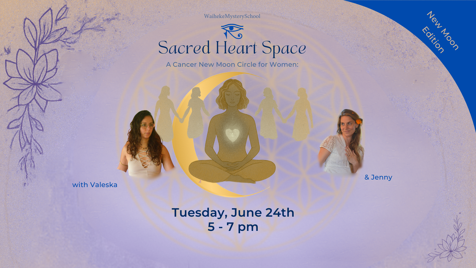 Sacred Heart Space - Cancer New Moon Circle for Women