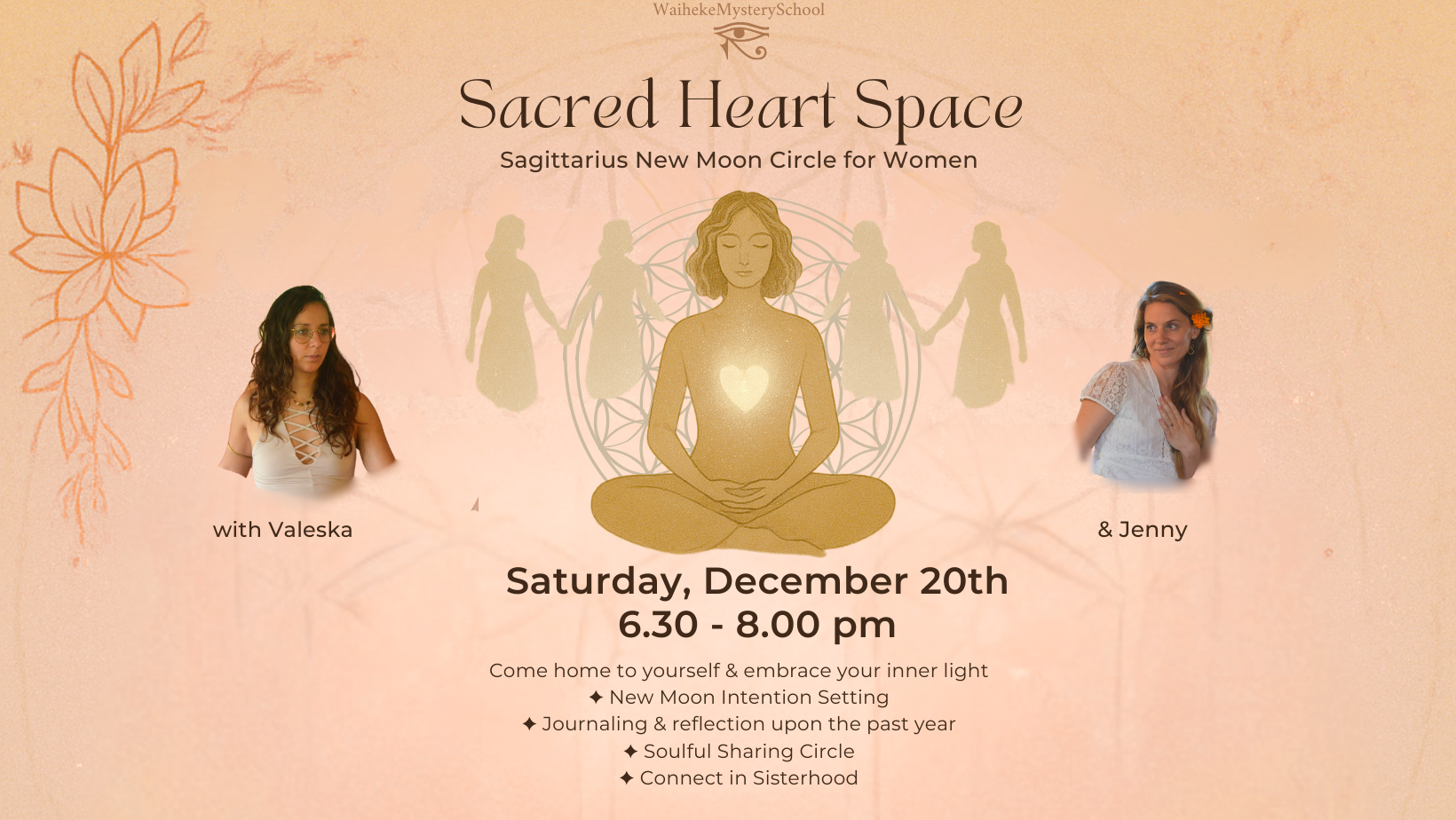 Sacred Heart Space - Sagittarius New Moon 