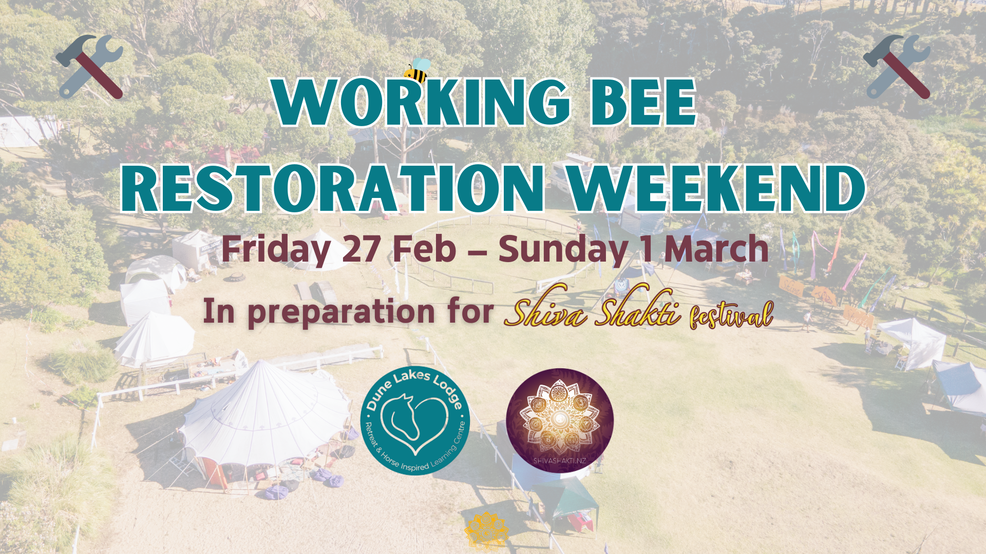 Shiva Shakti Festival | Working Bee Restoration Weekend