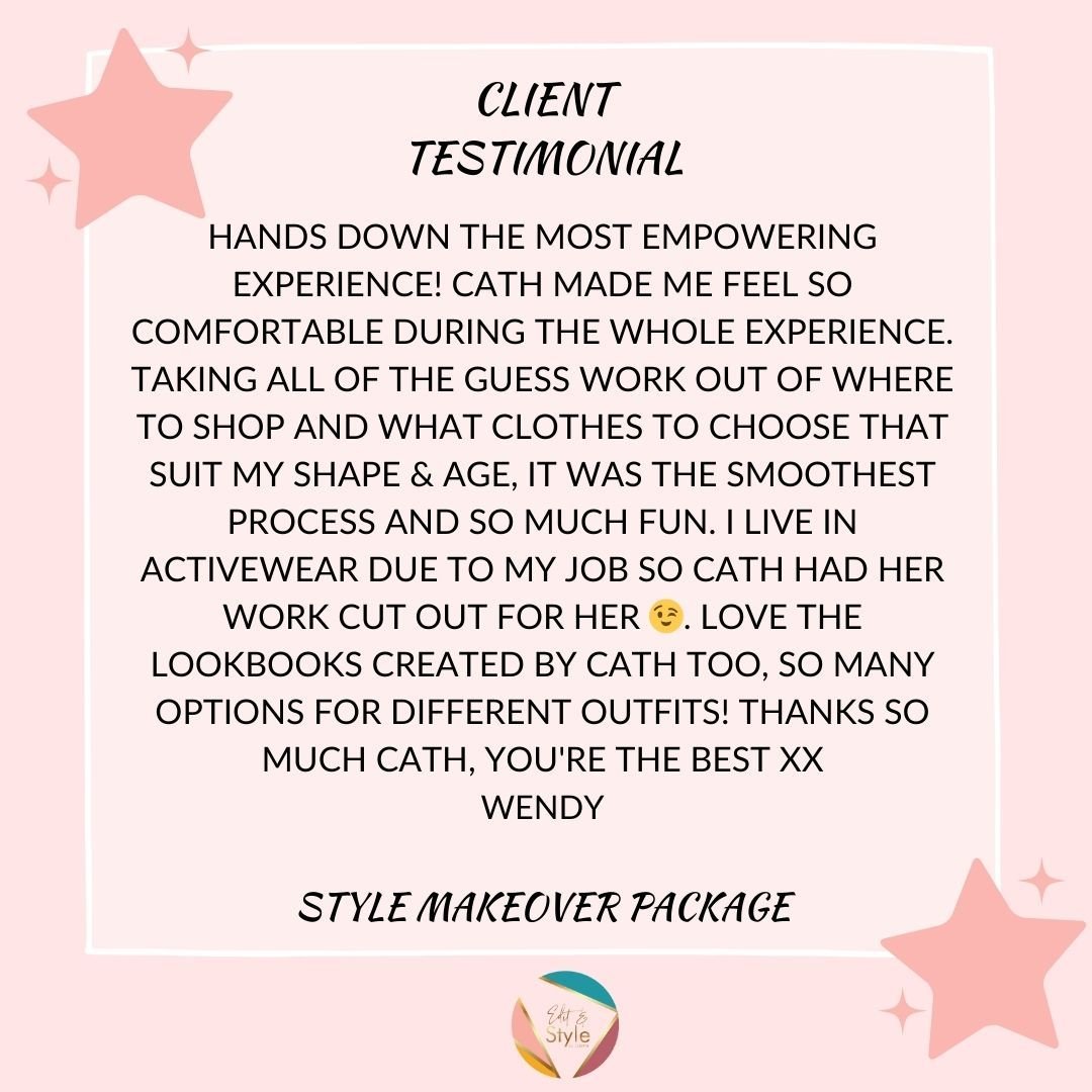 You know when you meet someone and you connect instantly, that was how it was with Wendy &amp; I 💕

Receiving a testimonial like this makes me so happy.  Doing what I love and making friends along the way, how cool is that! ✨ ✨