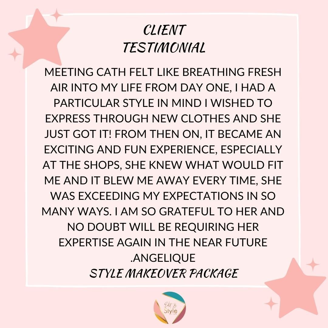When I get a testimonial like this, it makes my heart sing (and I do a little happy dance💃🏻)

Working with Angelique was so much fun and we connected instantly, which makes the process from start to finish work seamlessly. 

I also loved that Angel