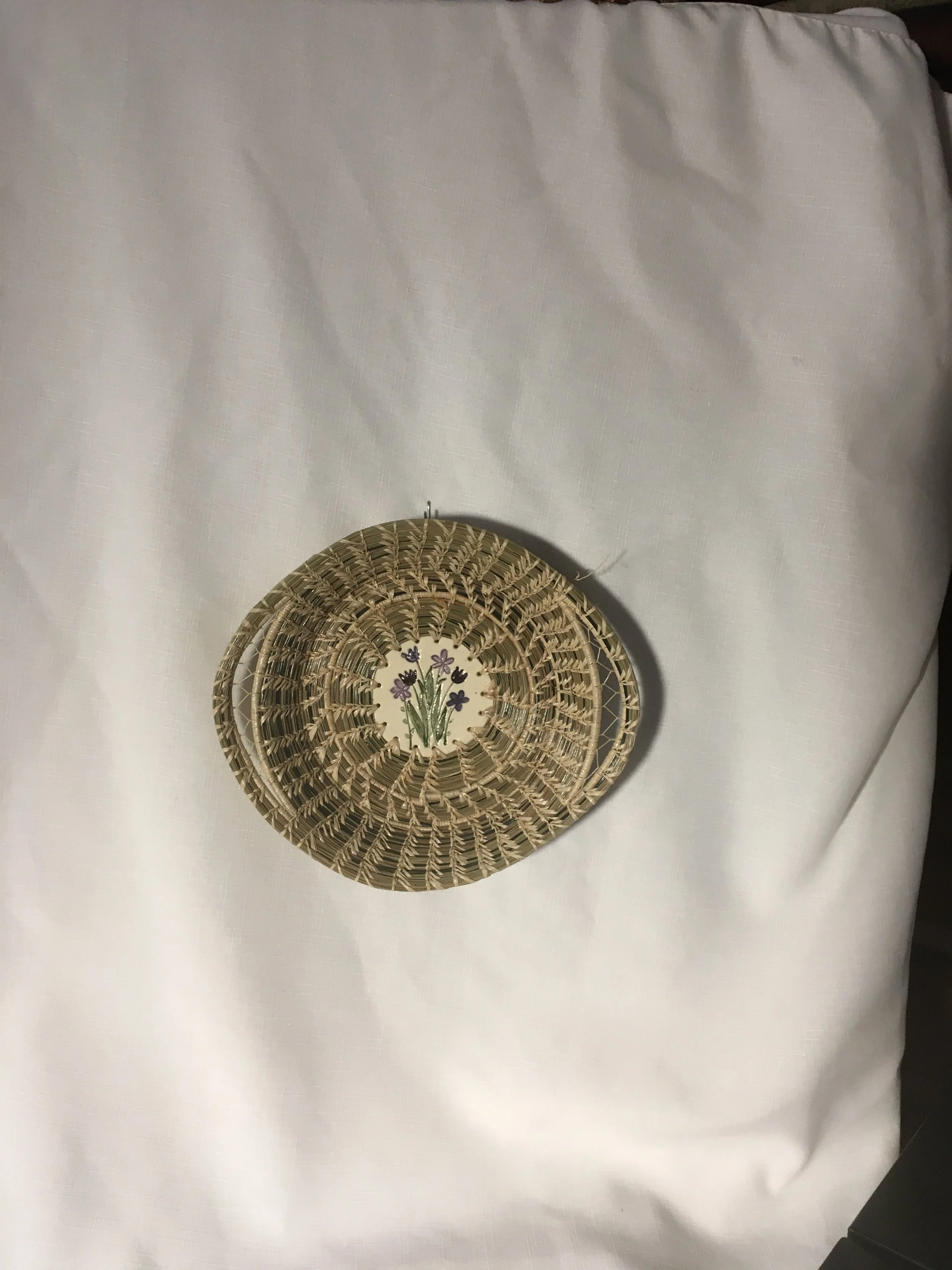 Large Round Purple Bouquet with handles