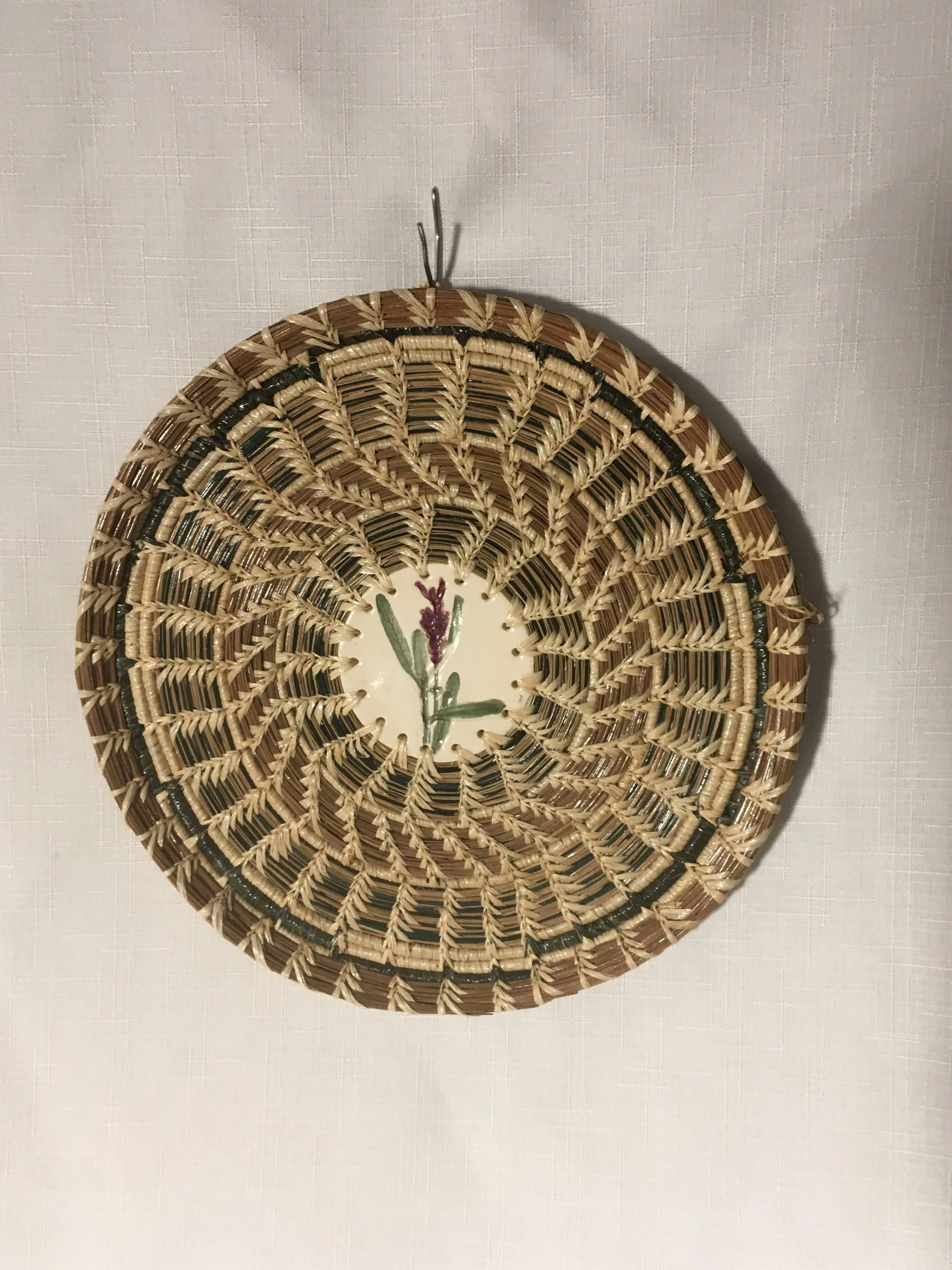 Large Lavender Spig Plate