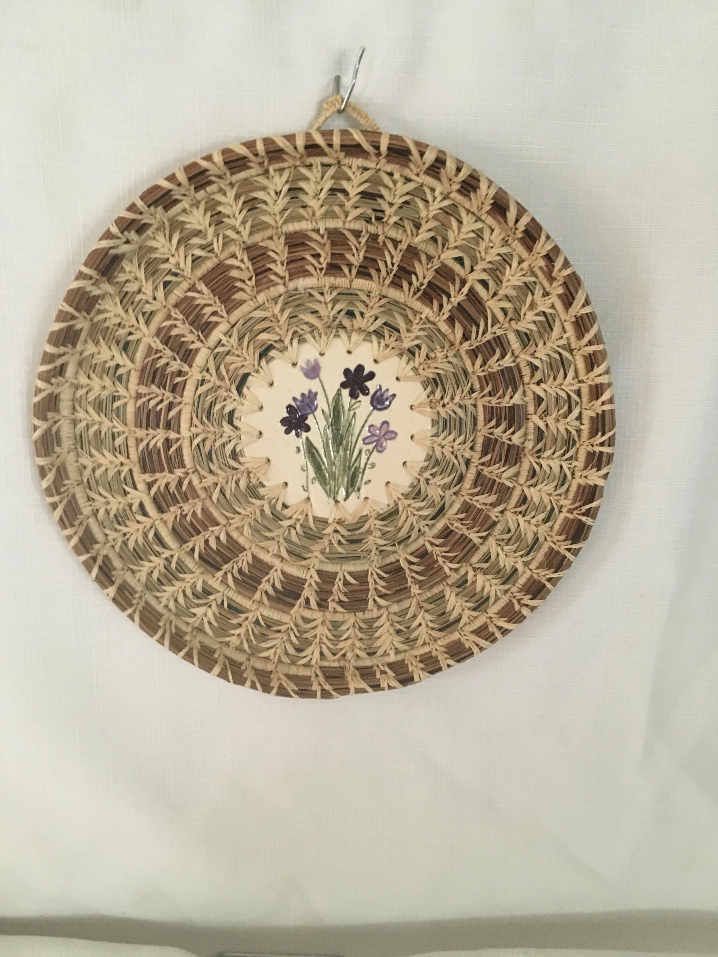 Purple Bouquet Plate