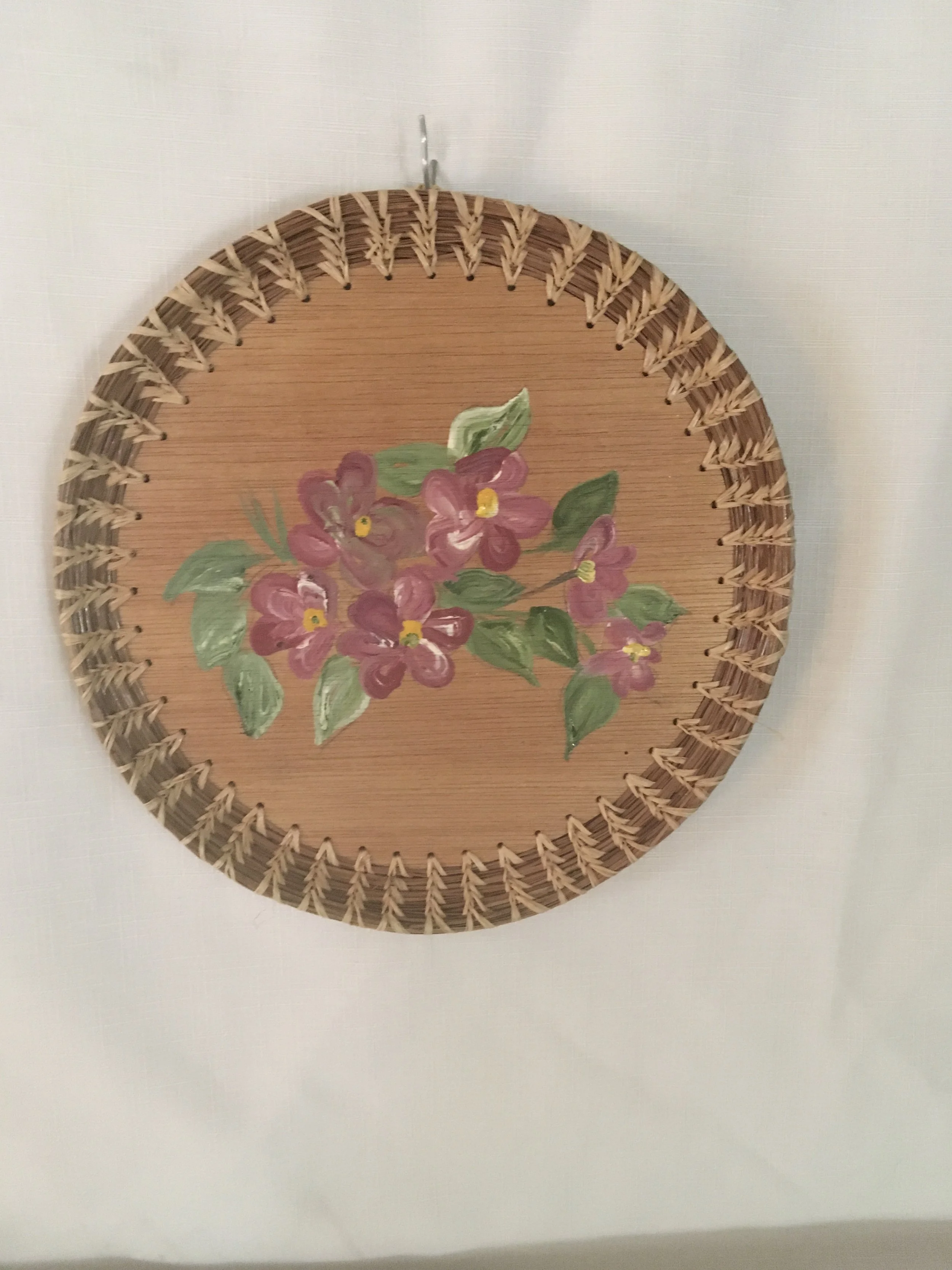 Painted Flower Plate