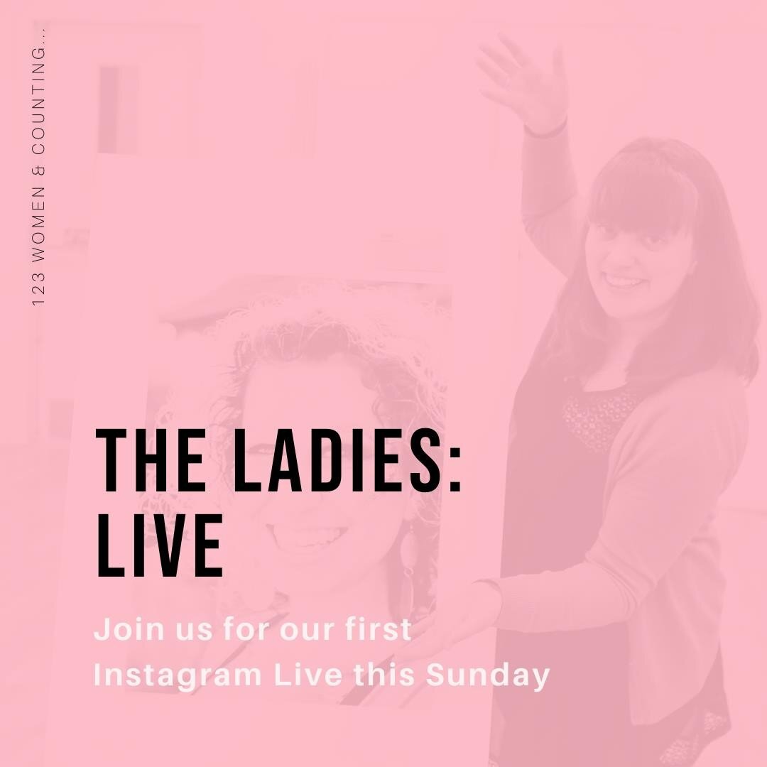 🔴We are going LIVE THIS SUNDAY! 🔴
.
👯Tune in for the first edition of The Ladies: Live, right here on Instagram 🎥These chats will feature ladies in my life as my guests ☀️The first one will kick off here at 6:30PM AEST and 9:30AM BST this Sunday,