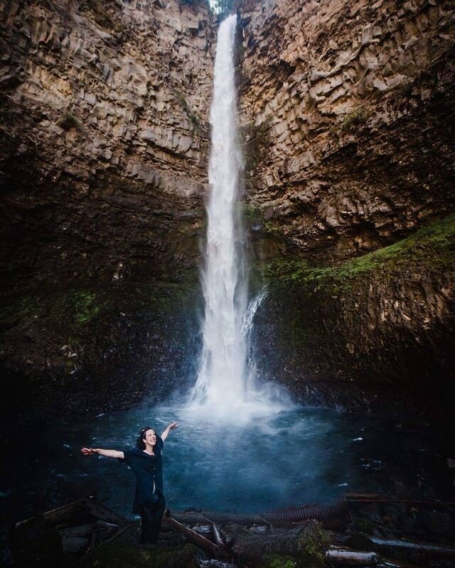 Waterfall spray &amp; crisp cool wind - no better place to be!! How are you keeping cool during this record breaking heat wave?!⠀⠀⠀⠀⠀⠀⠀⠀⠀
⠀⠀⠀⠀⠀⠀⠀⠀⠀
📷 Photo by @hollylouwerse⠀⠀⠀⠀⠀⠀⠀⠀⠀
⠀⠀⠀⠀⠀⠀⠀⠀⠀
Base of Spahats Falls, Wells Gray Park, Clearwater BC.⠀⠀