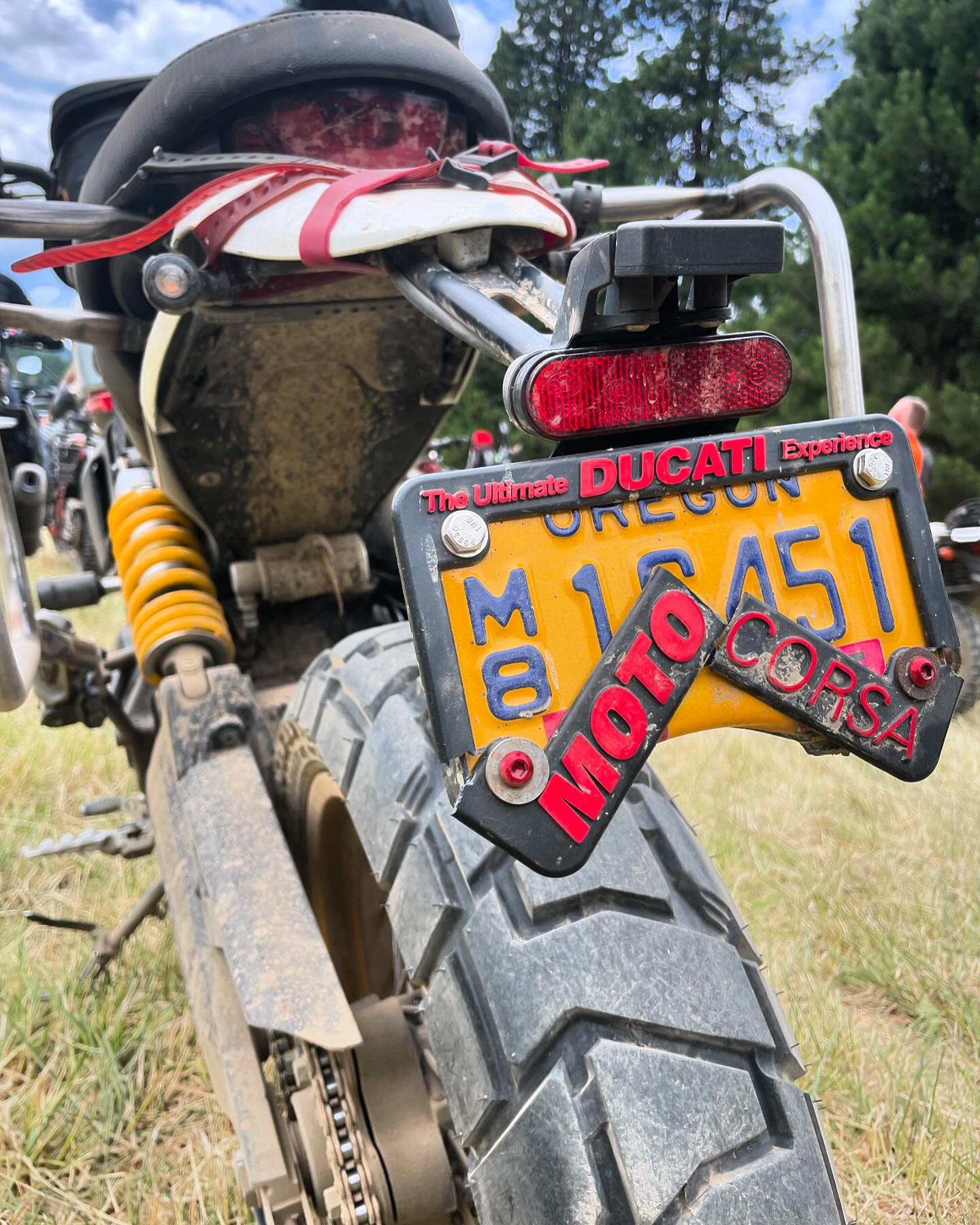 Sometimes we lose a screw, go too hard, bottom out and break our asses. Figuratively, and as you can see, also literally. Here&rsquo;s to life&rsquo;s lessons that keep us on our toes. ❤️💀🐺🔥 #RideMyRoad