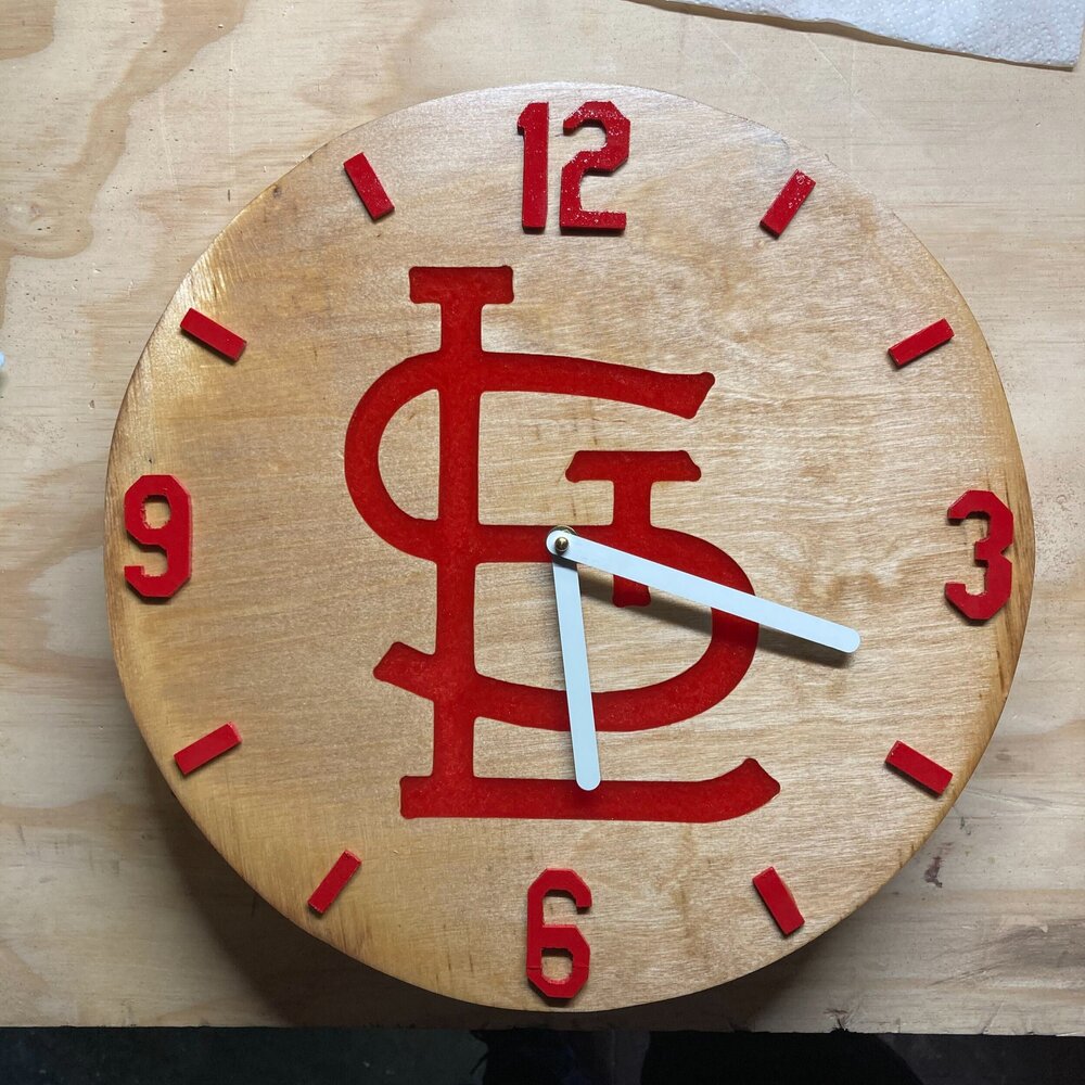 Team Logo Clock — Parkside Workshop