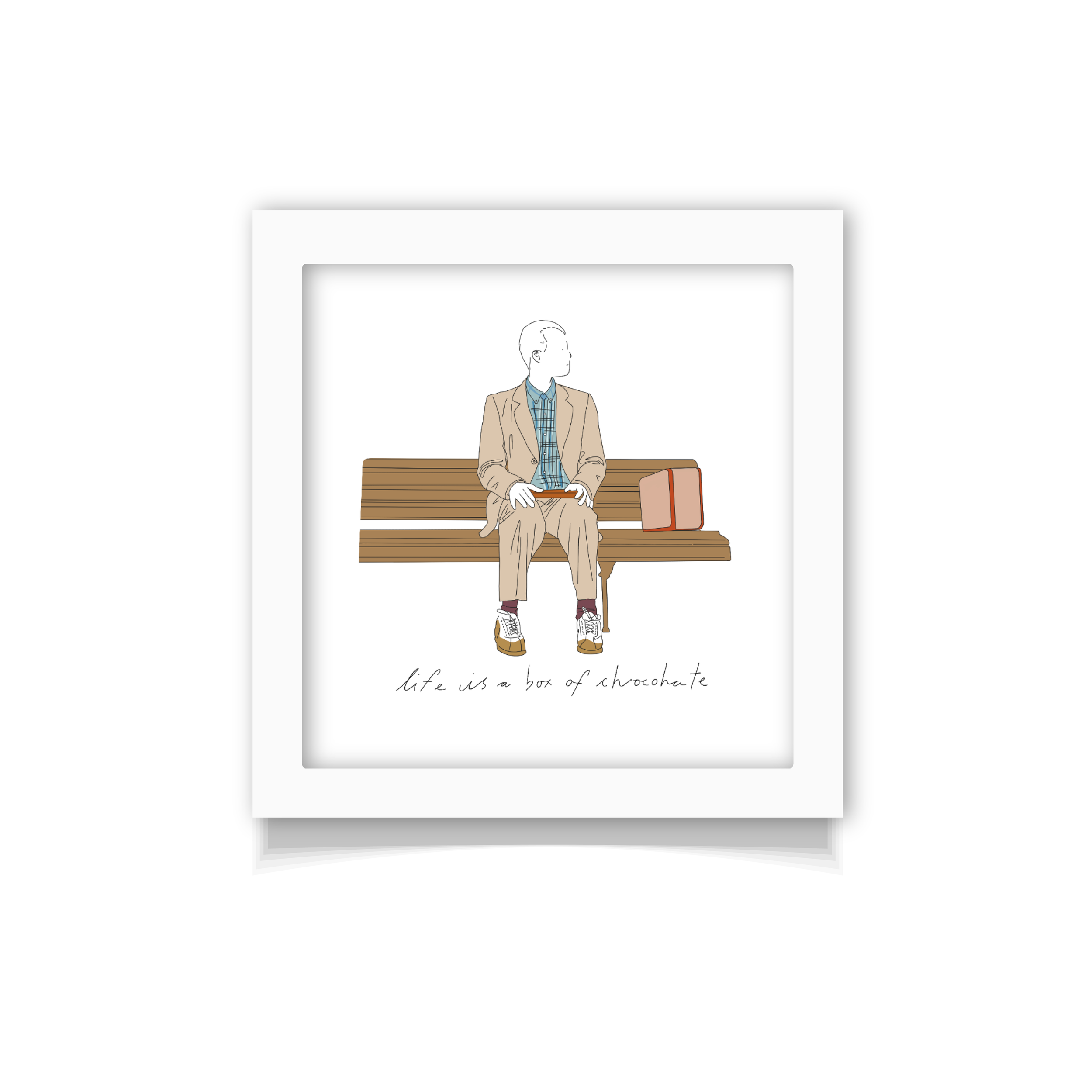 forrest gump POSTCARD