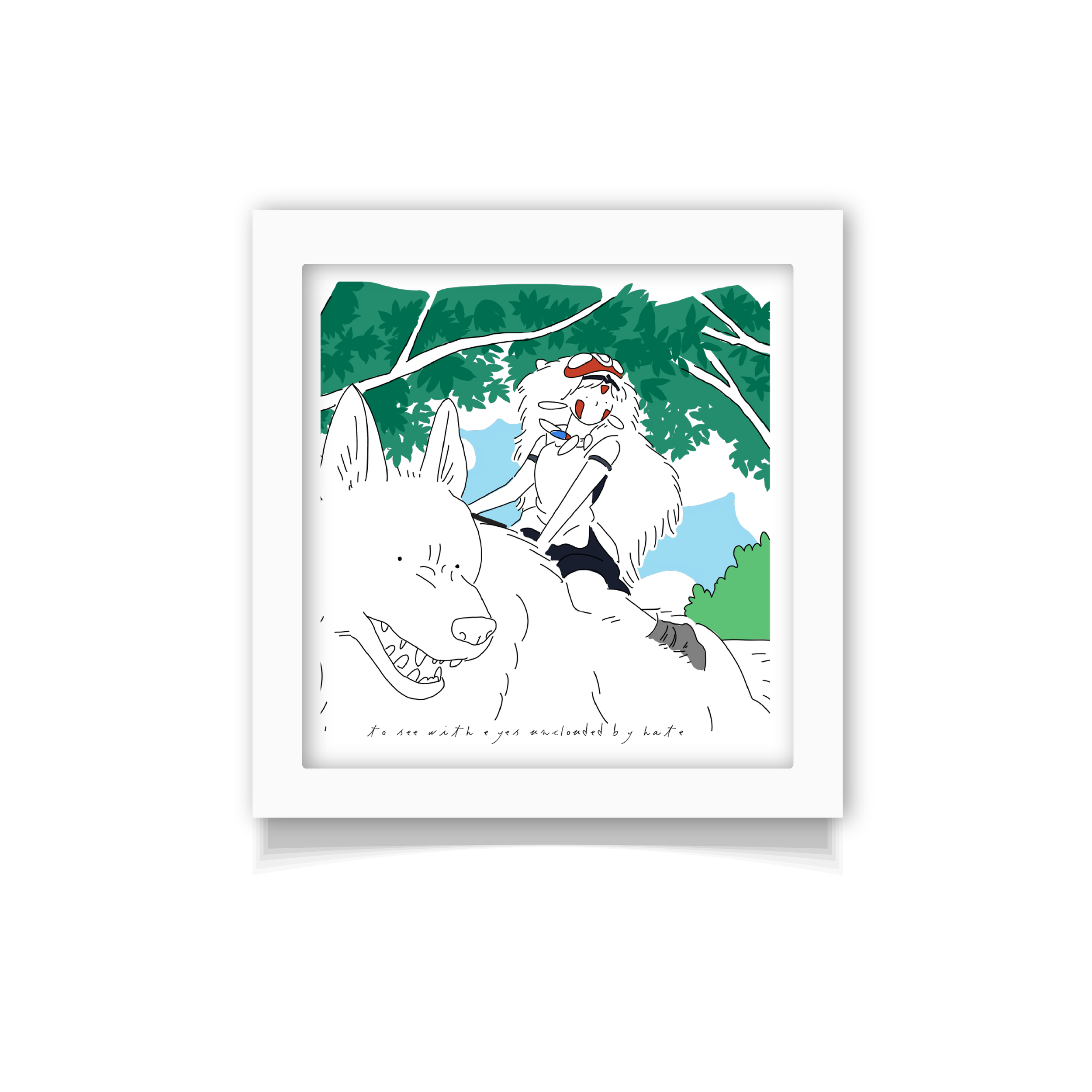 Princess Mononoke POSTCARD