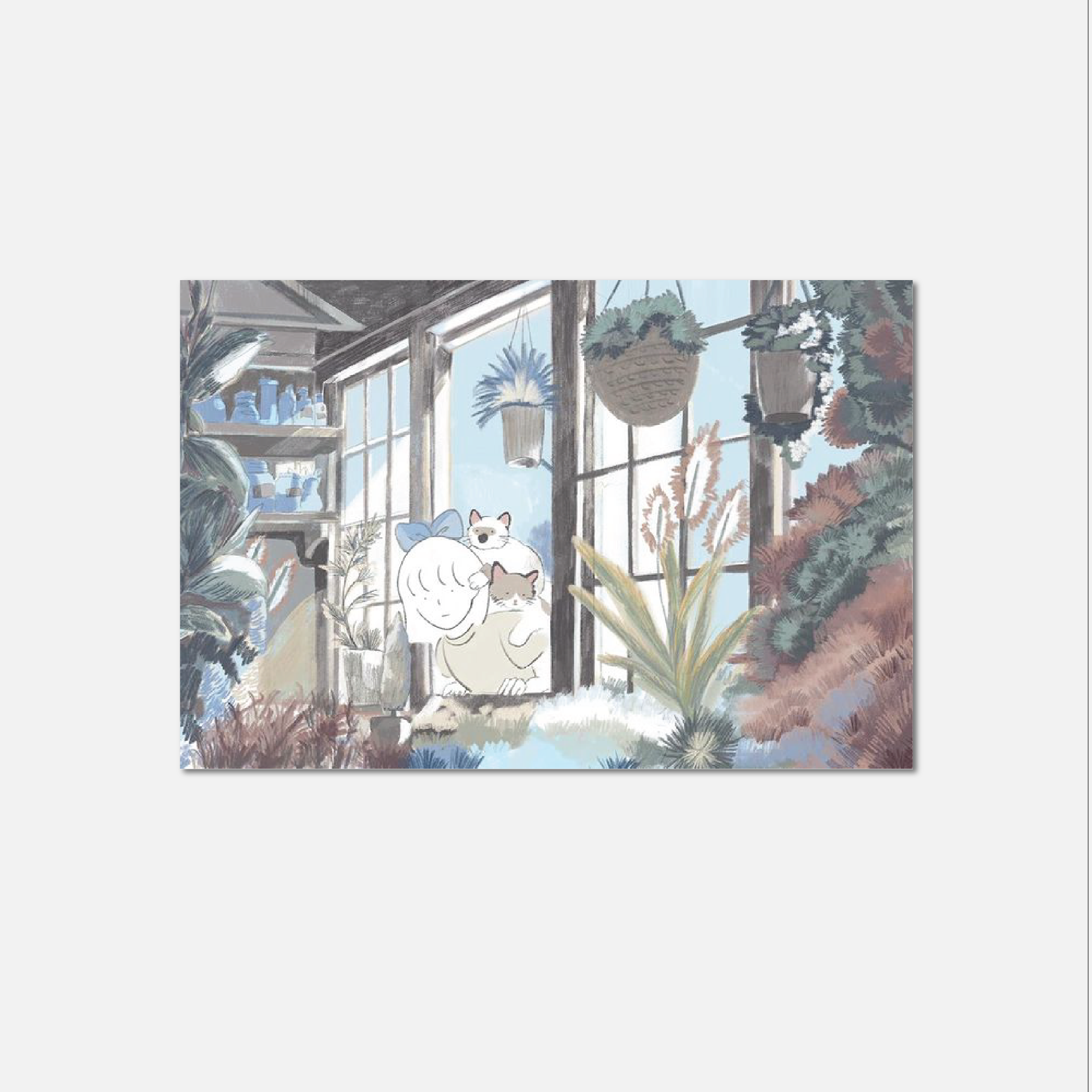 Postcard | Green House (Kiki delivery inspired)