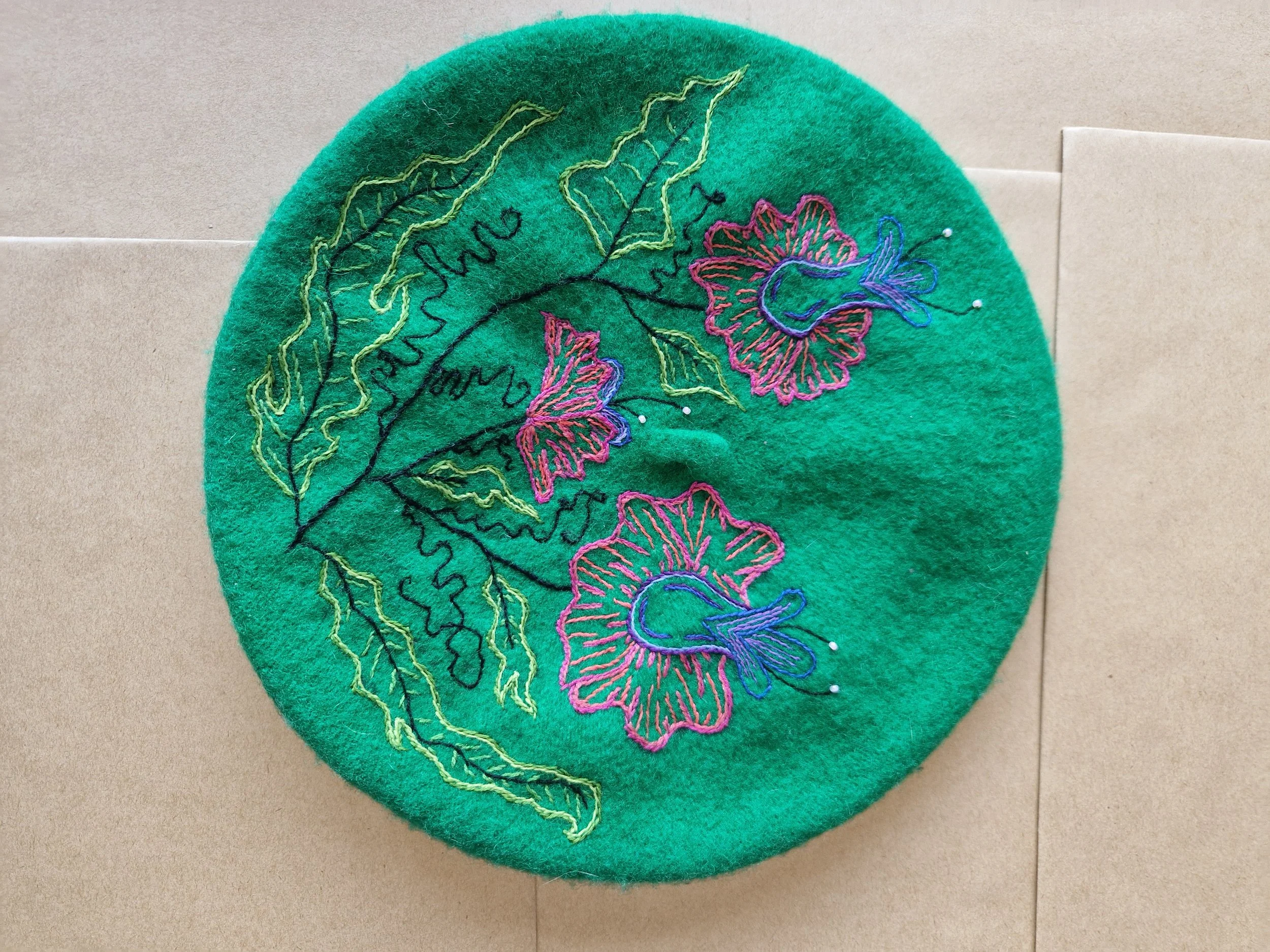 One-off illustrations and accessories upcycle vintage berets and reclaimed magazines into unique, gothic-meets-floral treasures. Handmade, stress-relieving mini artworks encourage creativity and slower living. Shoppers buy sustainably, support indie 