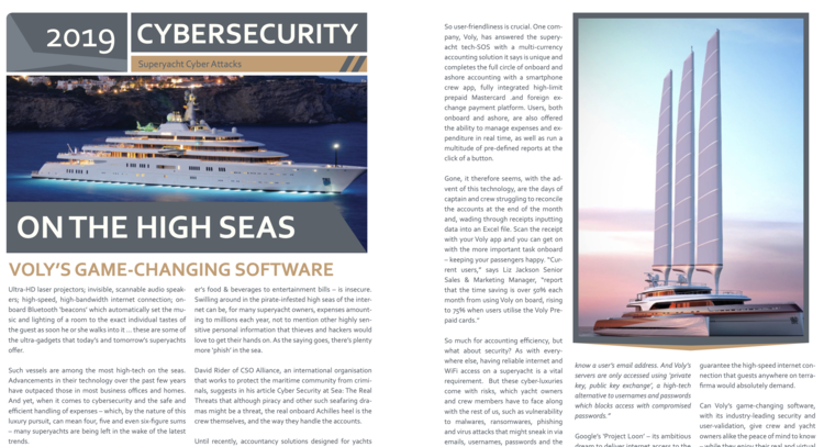 Family Office Magazine: Cyber security on the high seas