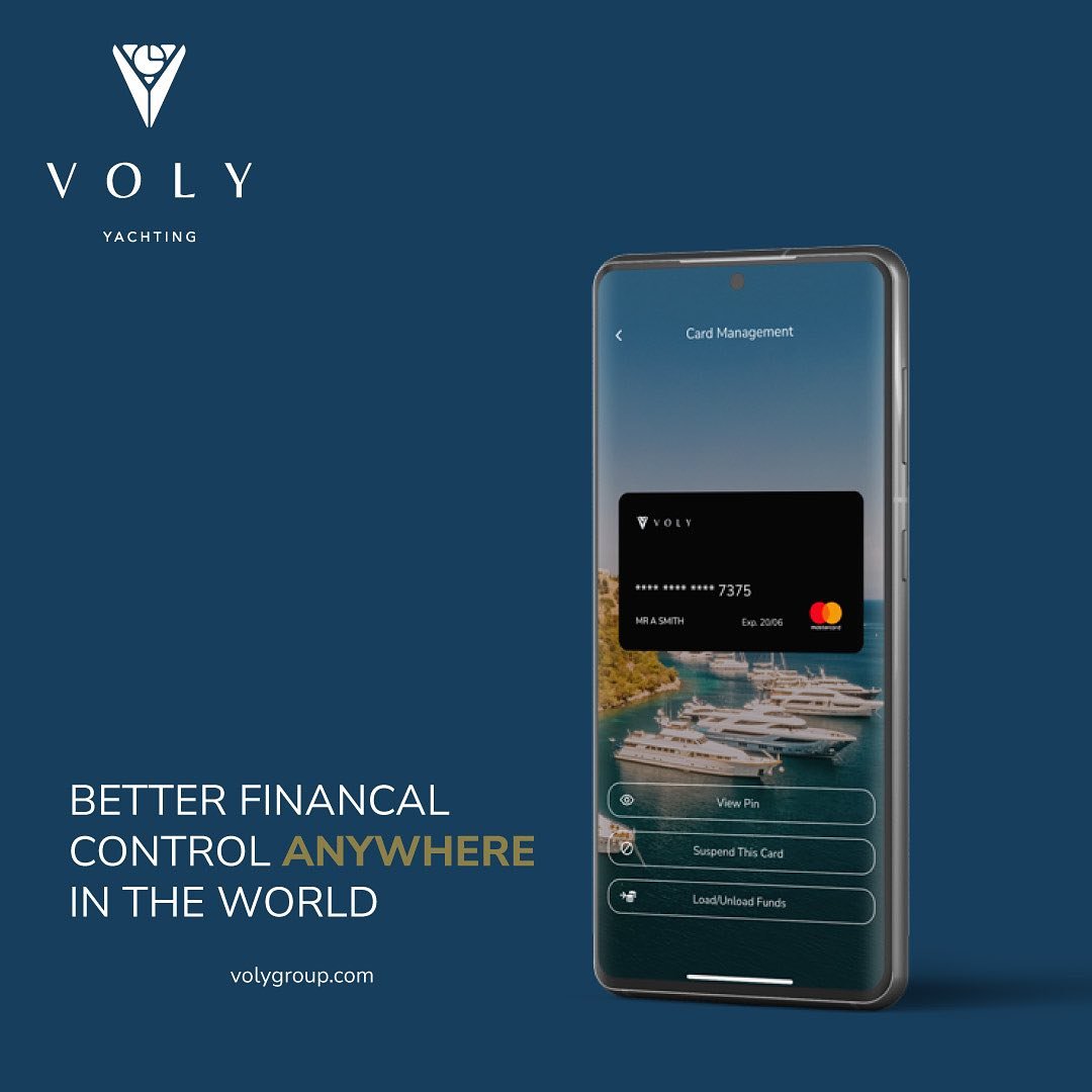 Better Financial Control Anywhere in the World!

Voly&rsquo;s fresh, new look Mobile App built for the yachting industry now provides crew with new and improved features for easy financial management on the go. Manage multiple cards with our simplifi