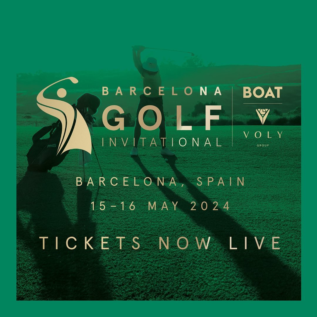 One of the best social events in the golfing and yachting calendar is heating up! Grab your tickets for the @volygroup &amp; @boatinternational Barcelona Golf Invitational! 

If you or your company are interested in buying tickets to take part in the