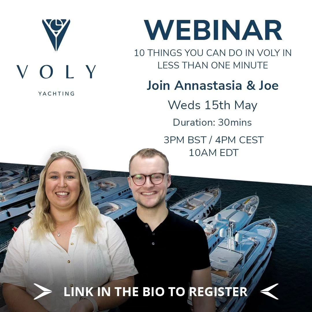 10 THINGS YOU CAN DO IN VOLY IN LESS THAN ONE MINUTE - Join the next Voly Webinar.

In this 30-minute webinar you will learn 10 quick processes that can be carried out in Voly in less than one minute, that you may find useful and will save you time. 