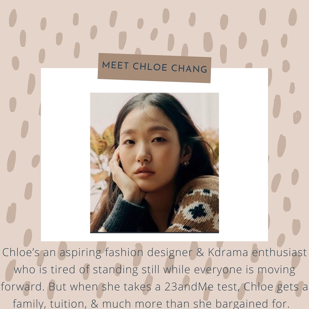 ✨ It&rsquo;s day THREE of meet the #22debuts ✨

Today&rsquo;s Prompt: Introduce your Main Characters!

My book has an ensemble cast of characters. These are some (not all) of the main ones, starting with THE main character, Chloe Chang. The story is 