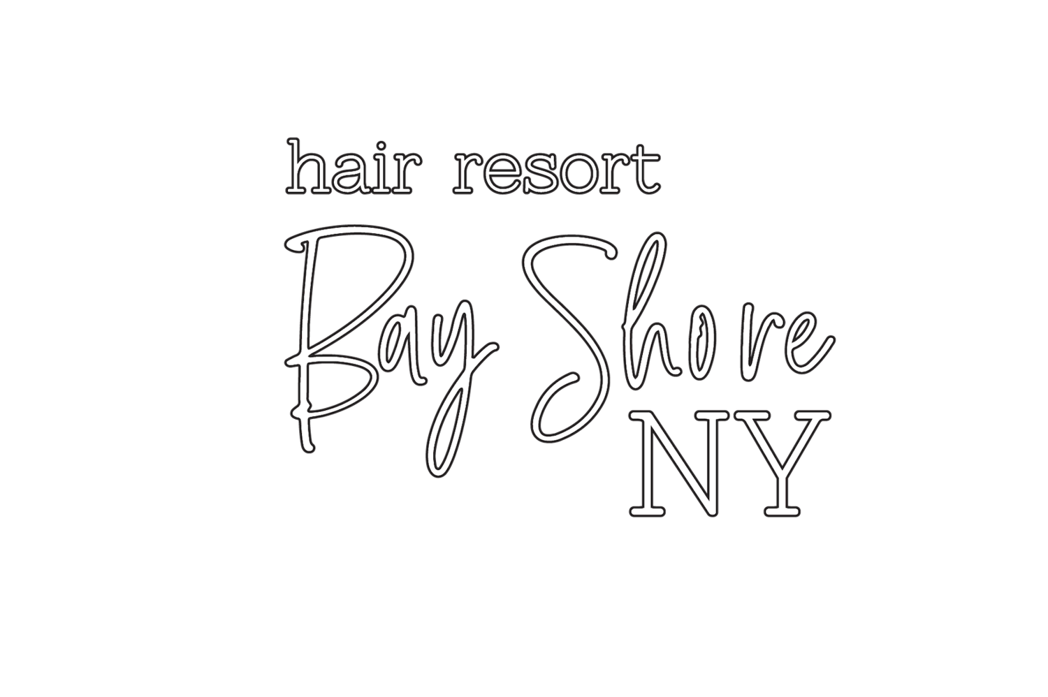 hair resort Bay Shore NY