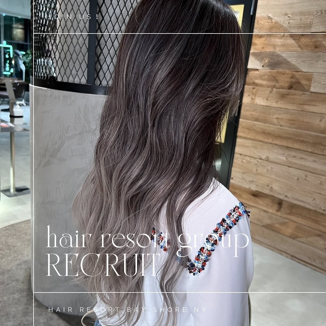 こんにちは、hair resort Bay Shore NYです🦜

hair resort groupでは店舗拡大に伴いスタッフを募集しています🌟

待遇面、働く環境、そして将来設計まで──
すべてがスタッフファースト。

私たちは、スタッフが自分らしく働ける環境を提供し、長く安心してキャリアを築けるようサポートしています。☘️

働く時間だけでなく、人生そのものを豊かにすることを私たちは約束します𓂃⟡.&middot;

まずは、ぜひお気軽にお店に遊びに来てくださいね( ˶'ᵕ'˶)✨