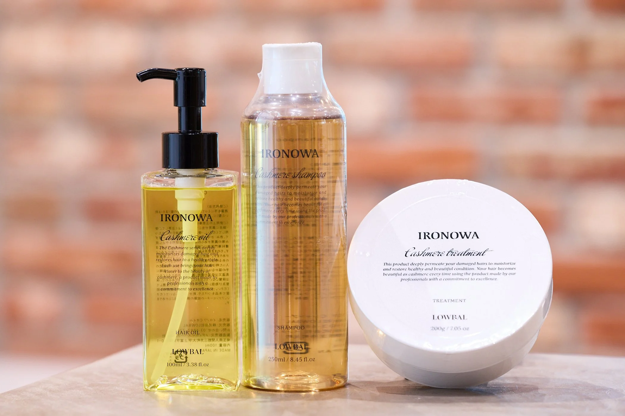 IRONOWAイロノワ カシミヤトリートメント No.3 システムトリートメント イロノワ カシミヤ トリートメント 3step IRONOWA カシミヤ