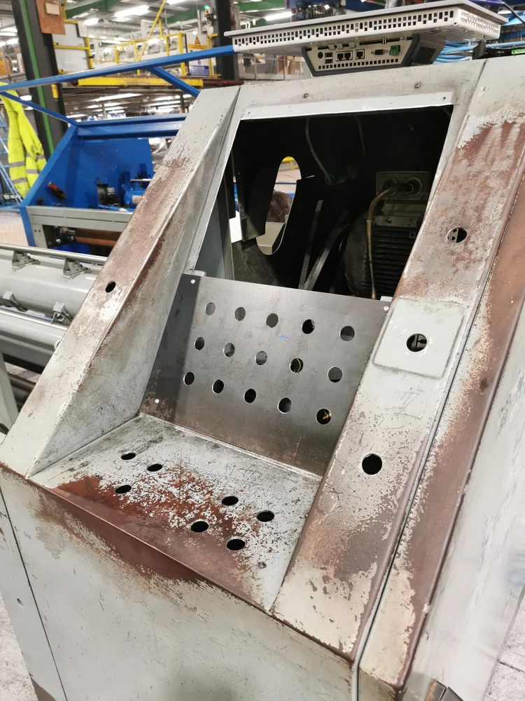 Electrical controls before machine upgrade