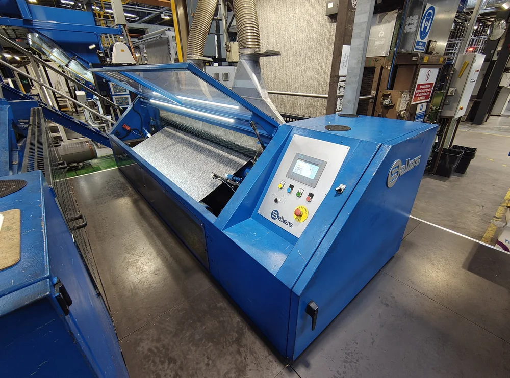 Completed carpet shearing machine upgrade