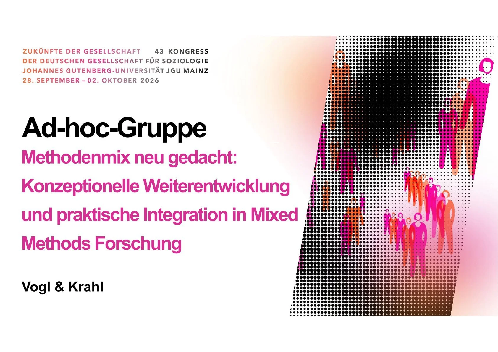 Focus on Mixed Methods: Antonia Krahl and Prof. Susanne Vogl lead an Ad Hoc Group at the DGS Conference