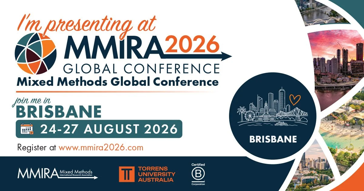 Susanne Vogl and Antonia J. Krahl represented the University of Stuttgart at the Global Conference of the Mixed Methods International Research Association (MMIRA) in Brisbane, Australia.
